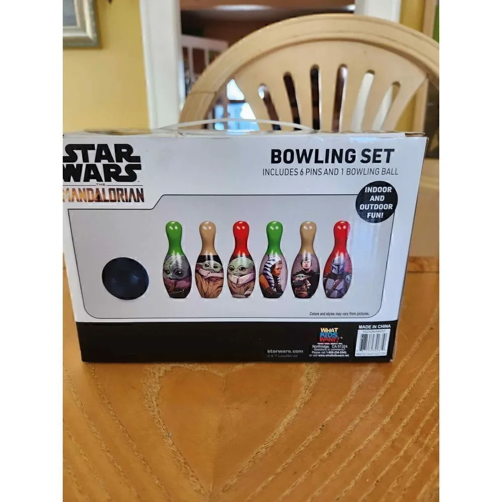 Star Wars Mandalorian bowling set